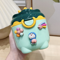 Creative cartoon milk powder can baby milk powder box portable large-capacity sealed moisture-proof snack rice noodle box for outing
