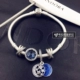 Spot Pandora Pandora quầy xác thực 925 bạc cổ điển cơ sở vòng đeo tay rắn xương vòng đeo tay 590702HV vòng dâu tằm cho bé