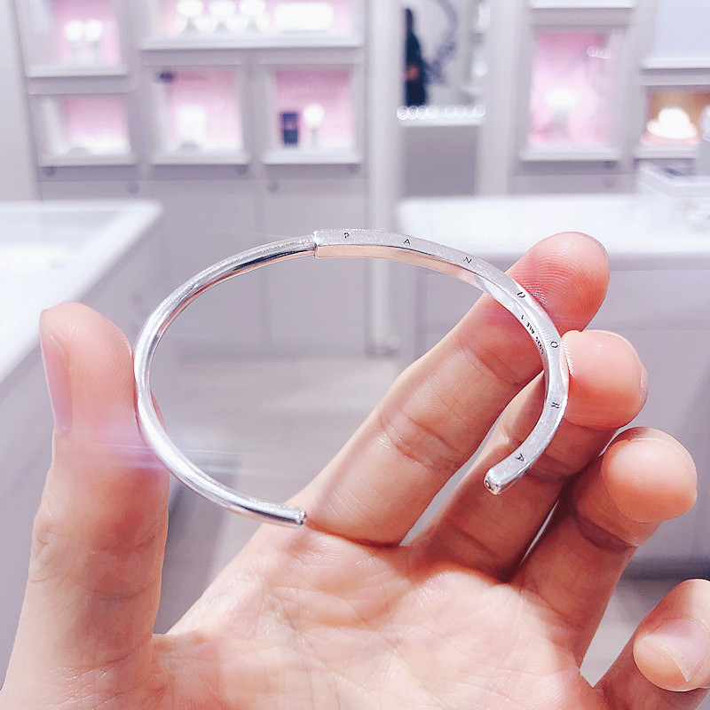 Pandora Official Website Genuine I-D Couple Bracelet 599493C00 Christmas Gift for Girlfriend or Boyfriend