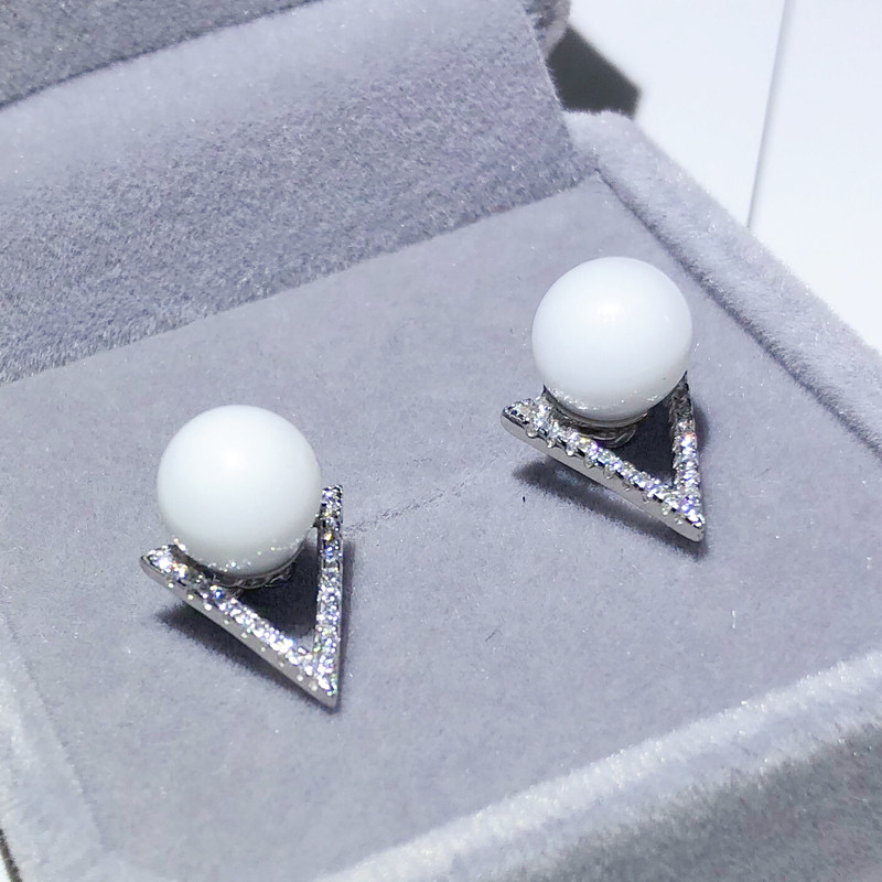 Baby baby fetal hair pendant breast milk ear acupuncture souvenir S925 sterling silver earrings diy self-made one-year-old gift