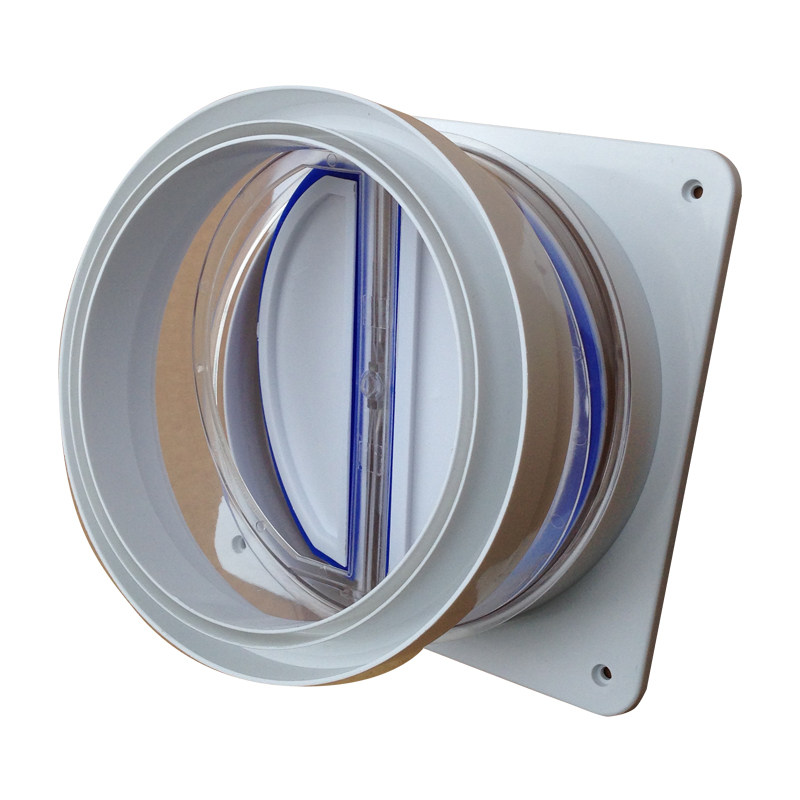 Diameter 150 160 170 180mm plastic check valve range hood check valve anti-string smoke backfill