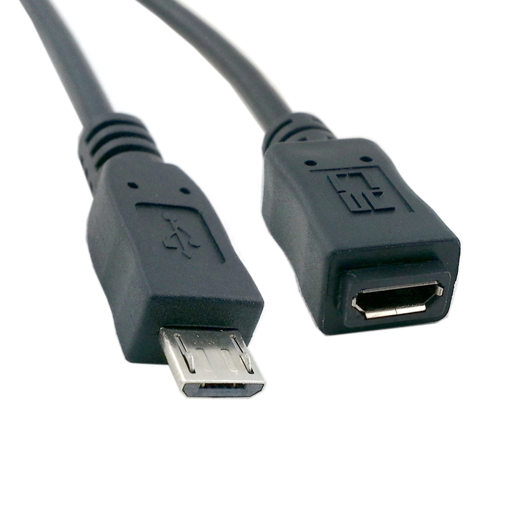 U2-096 Micro USB 20 male to Micro USB female Mobile phone tablet male to female extension cable 15m