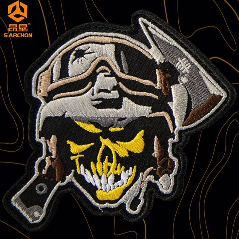 (two) Hengkenjun Fans Accessories arm Chapter Shoulder Zhang Dress Chest Chapter Tactical Personality Magic Sticker Memorial Badge