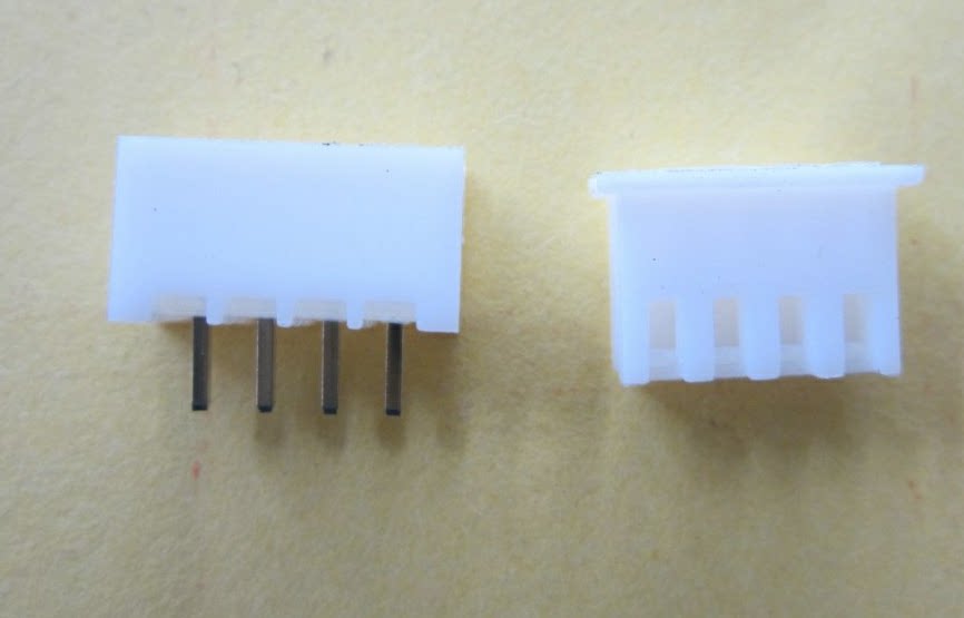 Welding machine plastic connector XH needle seat 4P needle seat 2 54mm four-pin plug socket without circlip