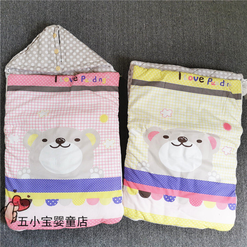 Angel dolls huddled by autumn and winter newborns supplies A class of pure cotton clip cotton holding blanket baby bag by new product 