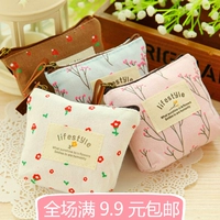 Hàn Quốc Creative Women Canvas Dễ thương Coin Purse Túi chính Ví nhỏ Túi tiền khuyến mại Đặc biệt ví cầm tay nam lv
