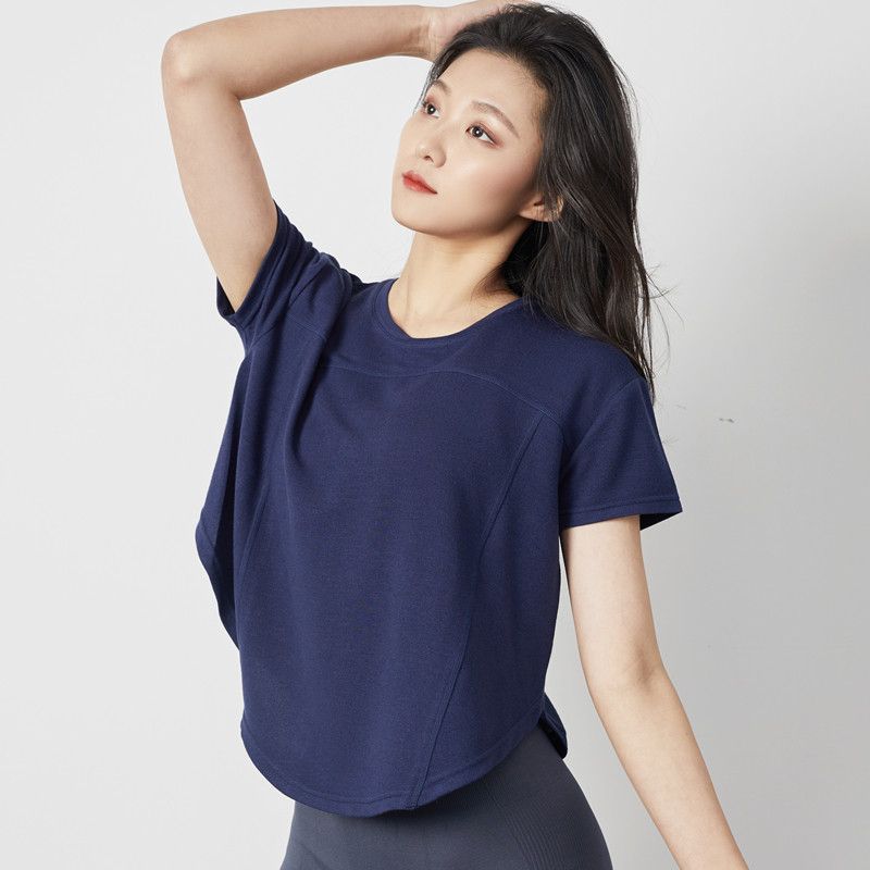 New Speed Jersey Woman Loose Running Hood Fitness Running Suit Short Sleeve Sports T-Shirt Women's Tennis Red Yoga Blouse