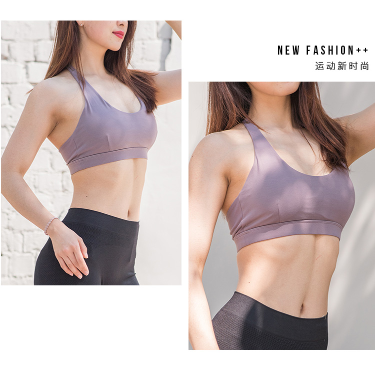 Cô gái xinh đẹp đưa tôi đi tập thể dục làm đẹp hình chữ T trở lại với đồ lót thể thao nhanh khô mà không cần vòng thép luyện tập áo ngực ao lot the thao