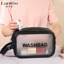 Net red cosmetic bag ins Wind Super fire portable female Travel Travel large capacity transparent waterproof men wash bag