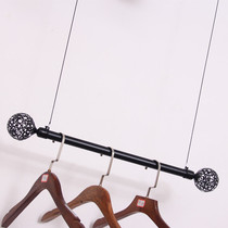 Clothing Store Rings Show Rack Steel Window Hanger Hanger Hanger Display Shop Furnishing Supplies Roof Hanger
