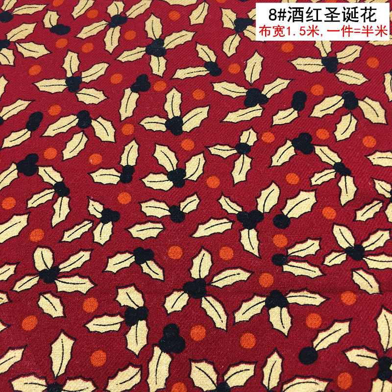 Cotton hoạt động xay flannel mùa xuân và mùa thu mô hình Vải hoa retro mục vụ gió trẻ em quần áo in vải - Vải vải tự làm vải thun cotton lạnh