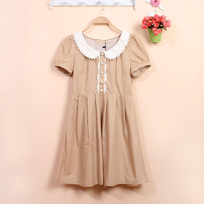 Polka dot polka dot vải cotton handmade diy ngọc nước điểm cotton in vải áo sơ mi quần áo