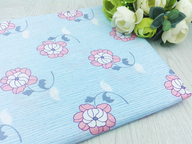 Màu xanh lá cây mục vụ hoa nhỏ vải cotton nhỏ tươi handmade diy rèm áo sơ mi váy vải cotton