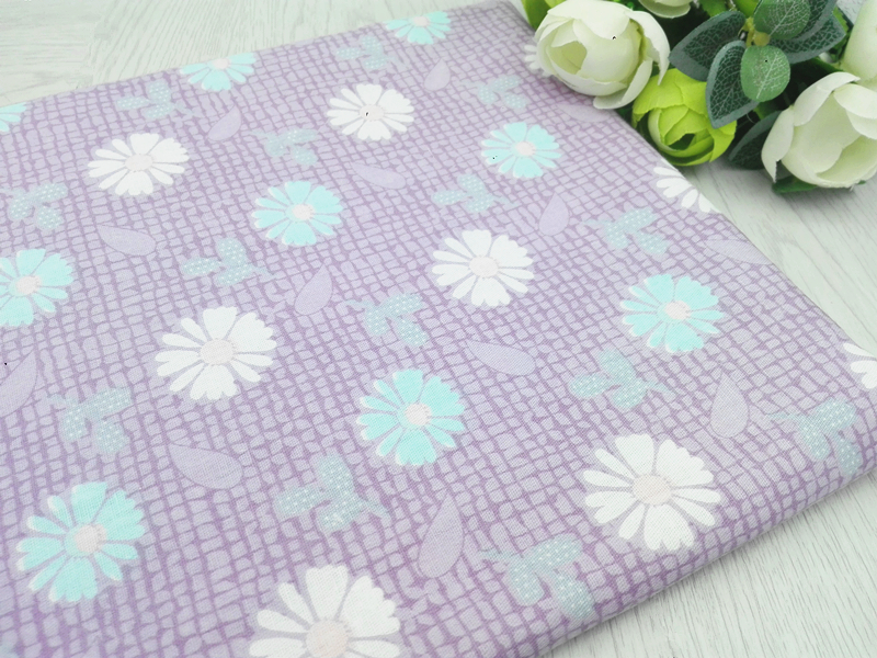 Màu xanh lá cây mục vụ hoa nhỏ vải cotton nhỏ tươi handmade diy rèm áo sơ mi váy vải cotton