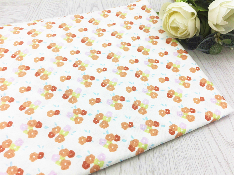 Màu xanh lá cây mục vụ hoa nhỏ vải cotton nhỏ tươi handmade diy rèm áo sơ mi váy vải cotton