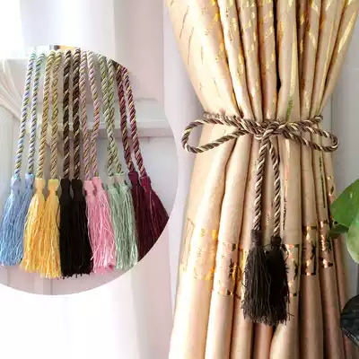 Curtain buckle hanging ball pendant lanyard strap tie rope tie ball European exquisite accessories fabric accessories