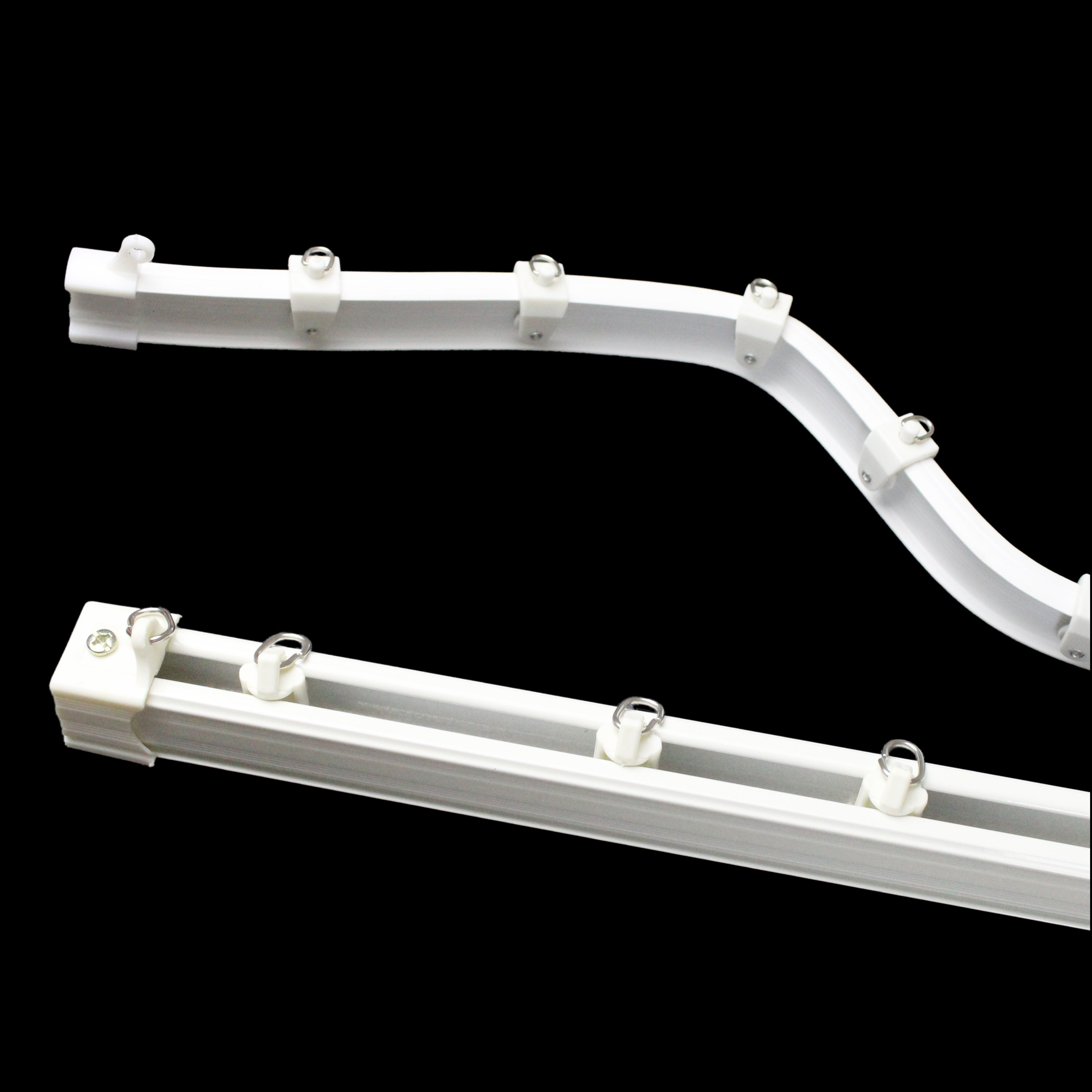 Curtain rod Curtain track Top curtain slide Single track Single rod slide Guide rail Roman rod