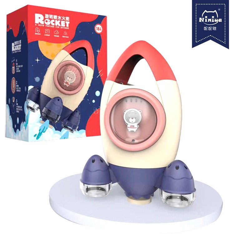 Baby shower toy artificial baby baby water absorption rocket bathroom toy boy girl