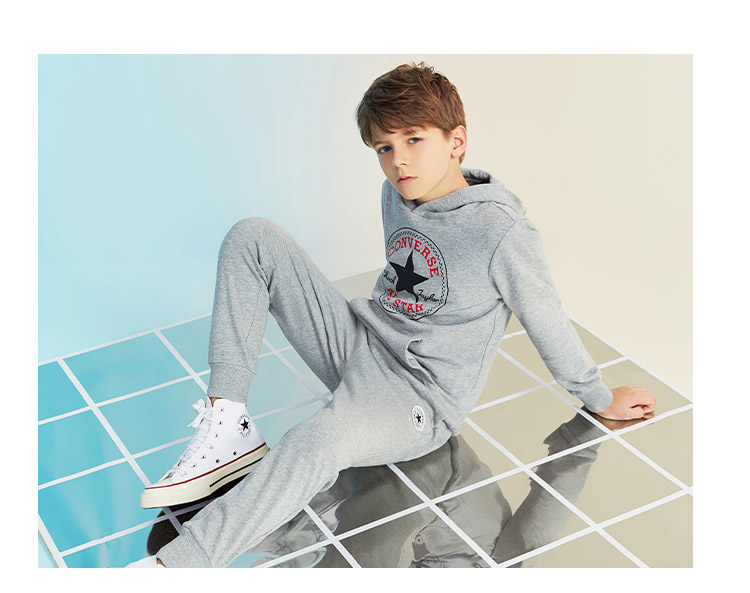 Converse 匡威 中大童 连帽卫衣 图3