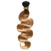 8A 1B 27 Peruvian Body Wave Ombre Human Hair Weave Bundles