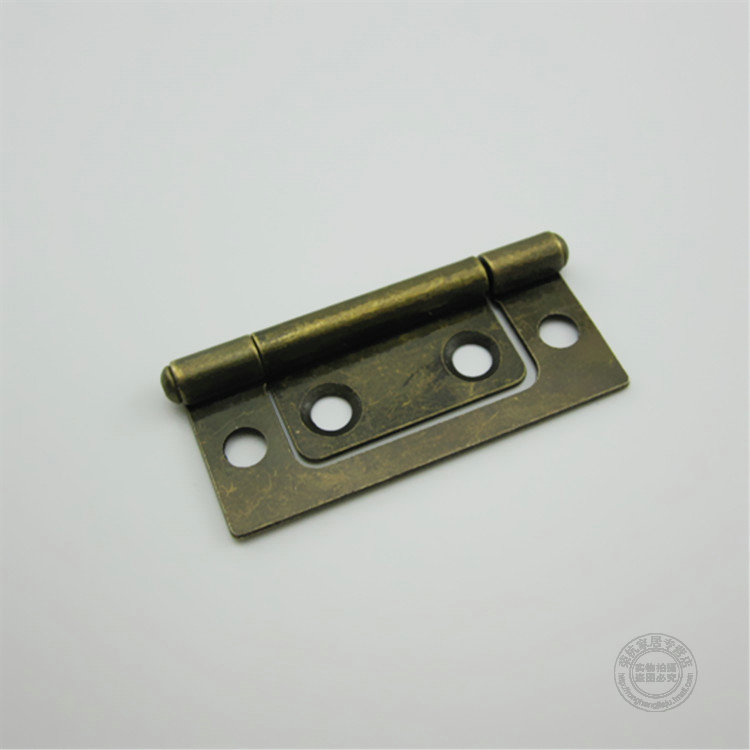 Cabinet door primary-secondary hinge imitation ancient furniture hinge Qinggu bronze hinge Classical small hinge iron hinge hinge hinge