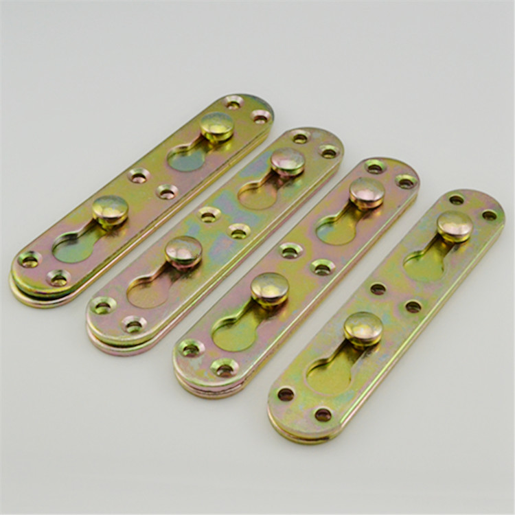 Furniture bed accessories bed pendant bed insert wooden bed iron bed frame hinge bed connection corner code bed connector thickened bed hinge