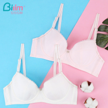 Bai Ling Baili bra student lace bra double layer padded girl underwear soft rim female thin section 81016