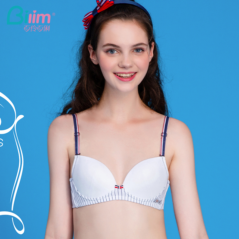 A hundred Lam Girl Bra No Steel Ring Grange Styling Development Underwear Thin Student Bra BZX0197