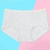 Hàng trăm cô gái và cô gái đồ lót giữa eo quần cotton nữ học sinh trung học quần Hàn Quốc phiên bản 92106 quần lót đúc Giữa eo