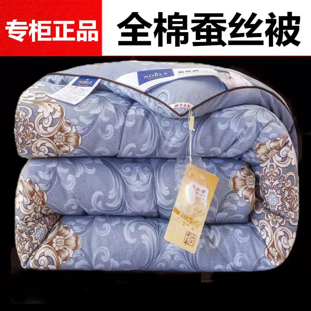 Authentic cotton mulberry silk letter quilt thickened to keep warm winter quilt spring and autumn quilt core single double cotton summer cool quilt