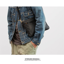 Buried soft cowhide underarm bag simple mobile phone bag shoulder bag ins national tide leisure shoulder bag D3015