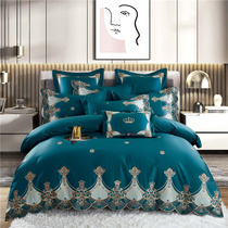 JERYOUN can be used for four pieces of new cotton cotton embroidery long-duvet cotton high-end sheets for 2021