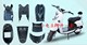 Xiaogui electric car shell accessories motor parts plastic ເຫມາະສໍາລັບ Xiaoniao Luyuan Luju Xinri ລົດຫມໍ້ໄຟ