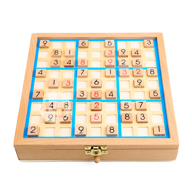 Jiugongge children's intelligence Sudoku board game entry focus training mathematics puzzle high IQ toys