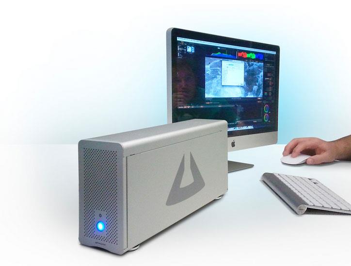 MAGMA ExpressBox 3T V3 trash can to PCI-E HDX expansion box Thunderbolt 3 expansion box