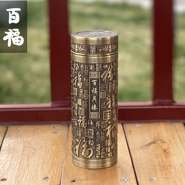 Wheat stone cup natural teacup gift seal high-end health cup cup Public special cup gift