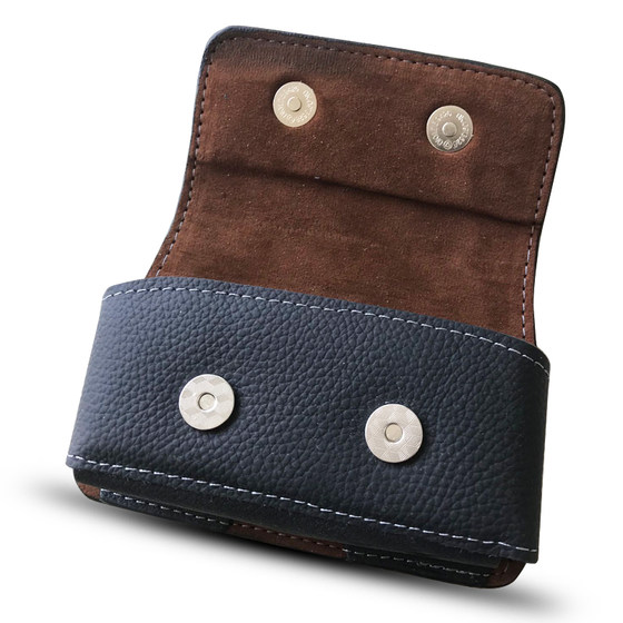 Mobile phone leather case hanging waist men's old-fashioned elderly mobile phone case elderly mobile phone case waist bag wearing belt cross belt