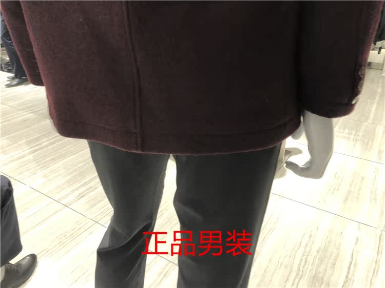 Fang Shi thương hiệu cao cấp Bailey áo khoác len nam thời trang mỏng 78% len pha trộn 4680 nhân dân tệ áo phao lông vũ