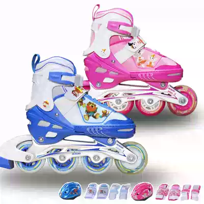 Baide skating skates Inline roller skates Beginners Men's and women's children's full set of protective equipment Lovers of sports
