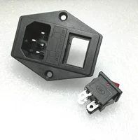 Красный переключатель с подсветкой, «три в одном»