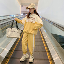 UK Next kiss girls suit autumn clothing 2022 new ocean gas childrens online red CUHK child sports two