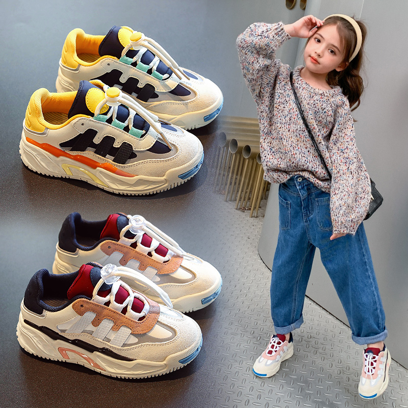UK Next kiss children's sports shoes daddy shoes 2023 summer new all-match boys' Korean version of girls' shoes