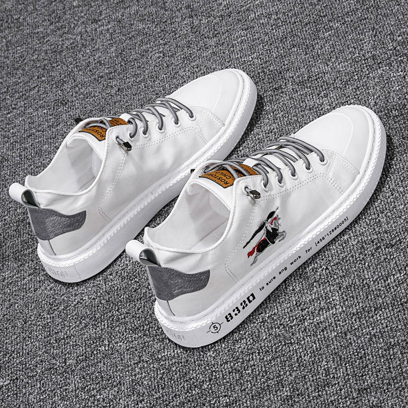 Small white shoes leisure men's shoes summer men's shoes in 2023 new tide increase the trend of men's trend