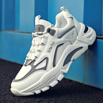 Daddy shoes mens shoes in 2023 new tide leather shoes mens paddle spring running plus velvet mens casual shoes