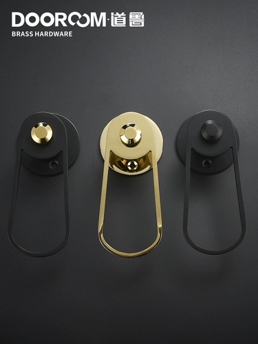 Медные тонкие модели Daoruquan открывают магнитное всасывание Статическое черное золото супер современное дизайнерское заблокирование