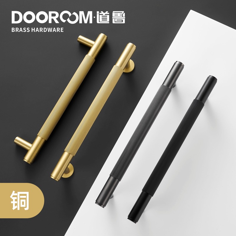 Dau All copper door wooden door wooden door glass door shower room door single dress pair with double door big handle and handle copper