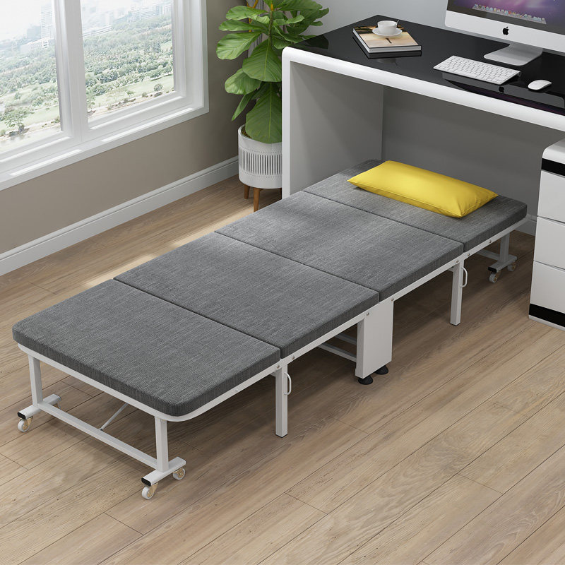 Jule's Office Lunch Break Pleaser Bed Linen Bedtime Palate Fortification Four Fold Home Hardboard Simple Escort Bed