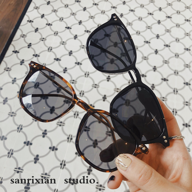 2020 Korean version of the new niche polarized sunglasses sunglasses small frame square rice nails all-match retro style sunglasses women