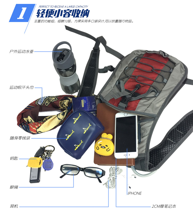 Sacoche pour vélo mixte DOITE - Ref 2218382 Image 10