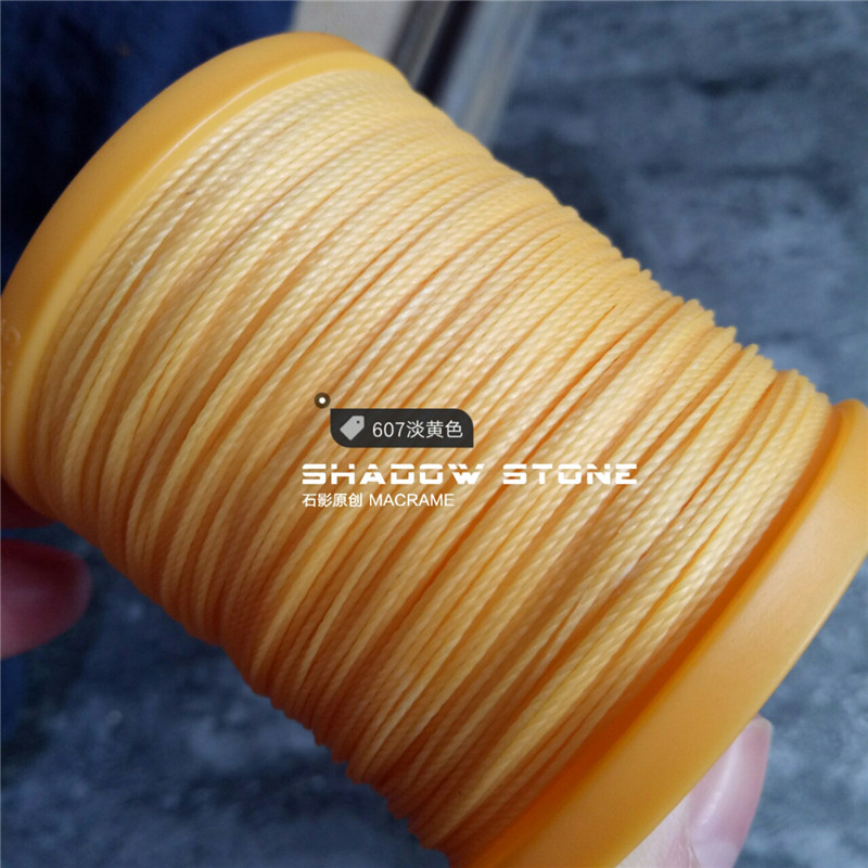 Sản phẩm mới 065mm Dòng sáp tròn Nam Mỹ Hướng dẫn sử dụng 30 mét DIY vòng tay dây đỏ vòng cổ chất liệu dệt hơn 88 nhân dân tệ - Vòng đeo tay Clasp đá mắt hổ